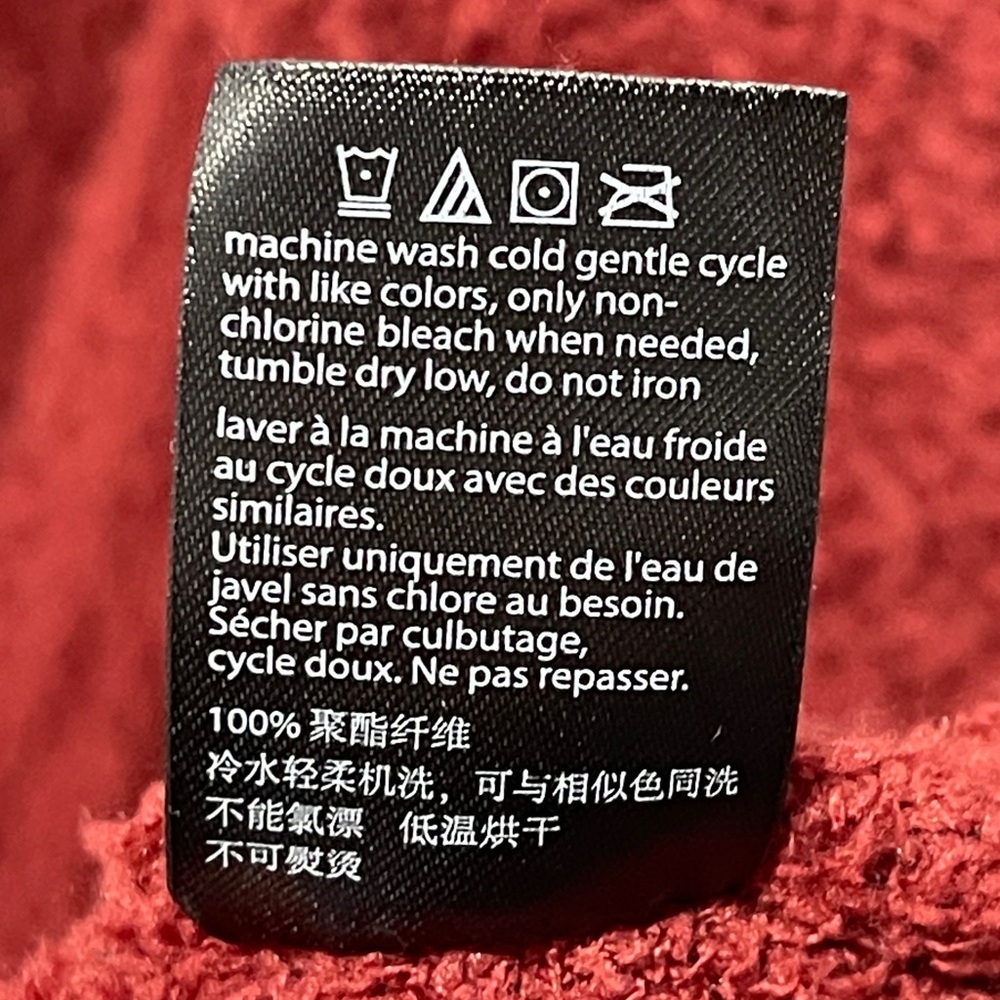 Barefoot Dreams Crimson Red CozyChic Cable Knit Open Front Cardigan Size Small - Picture 6 of 6